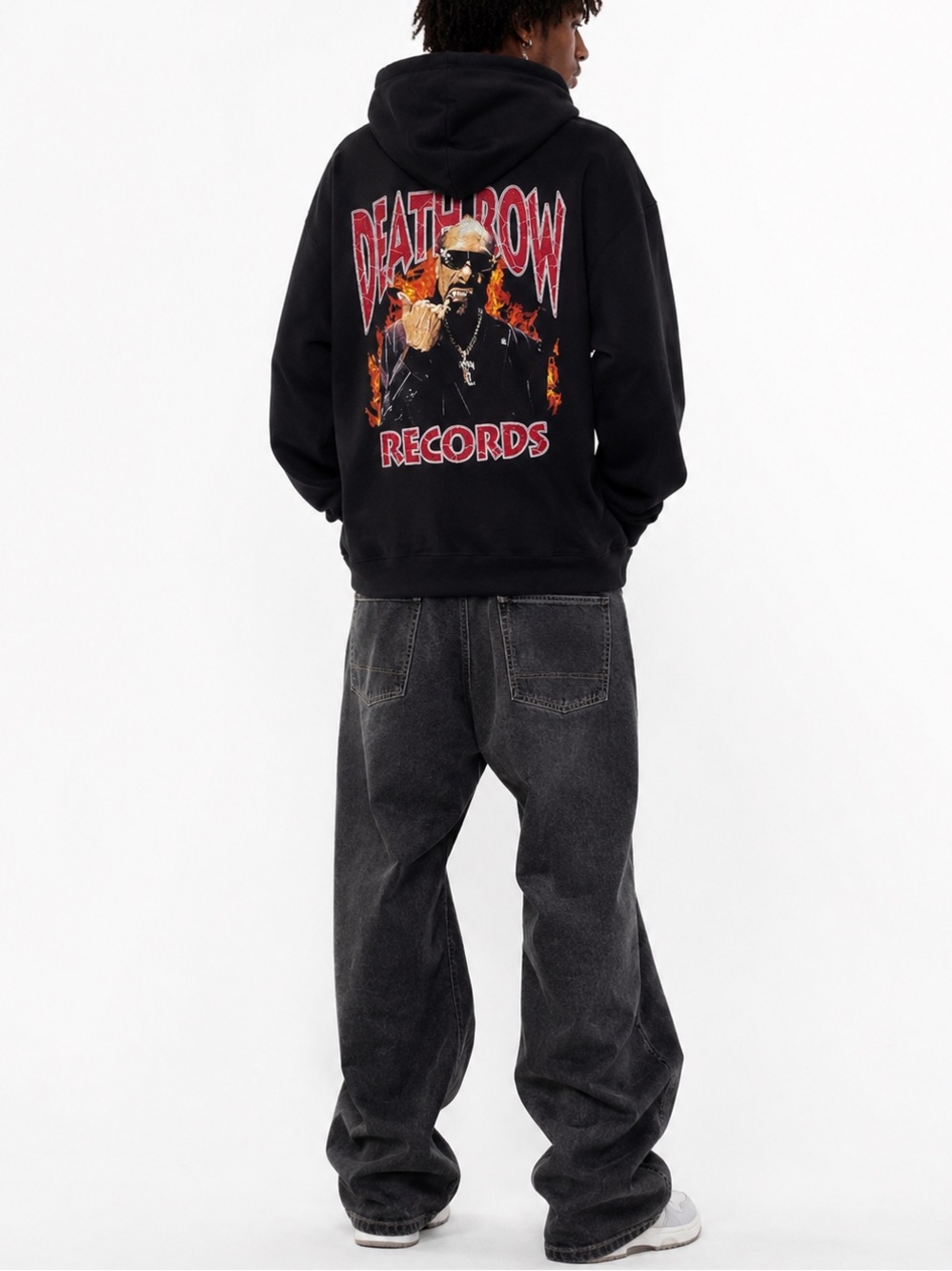 Death Row Records Hoodie Snoop Dogg Large NWT Streetwear Pullover Gift For Him